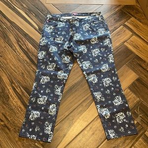 Flower jeans